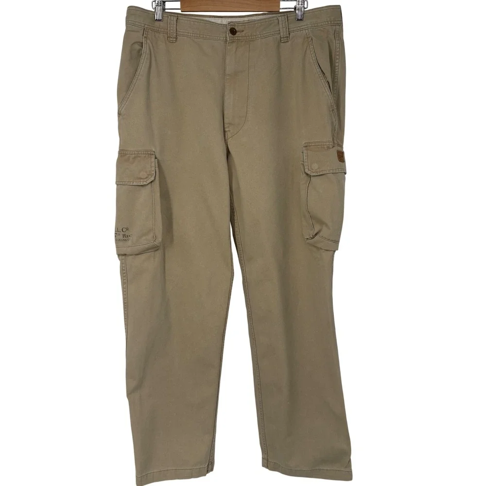 Y2K Polo Jeans Co Ralph Lauren Cargo Pants Baggy Vintage Straight Leg 38X34